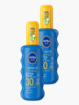 Flink Nivea Zonnespray SPF30 200ml 2x aanbieding