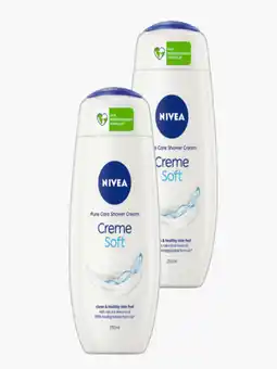 Flink Nivea Creme Soft Shower Gel 250ml 2x aanbieding