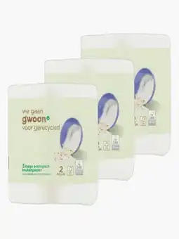 Flink G'woon Keukenpapier Eco 3-laags 2st 3x aanbieding