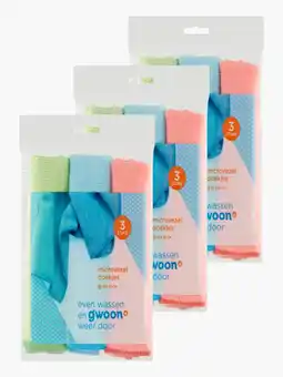 Flink G'woon Microvezeldoekjes 3st. 98g 3x aanbieding