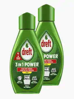 Flink Dreft 3in1 power spray navulling citroen 500ml 2x aanbieding