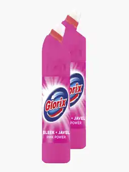Flink Glorix pink flower bleek 750ml 2x aanbieding