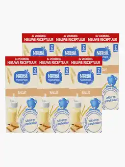 Flink Nestle Pyjamapapje Biscuit 250ml 6x aanbieding