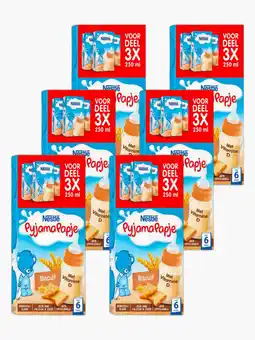 Flink Nestle Pyjamapapje Biscuit 250ml 6x aanbieding