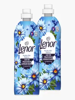 Flink Lenor Wasverzachter zeebries 882ml 2x aanbieding