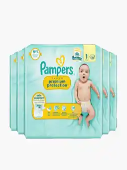 Flink Pampers Premium protection luiers maat 1 26st 5x aanbieding