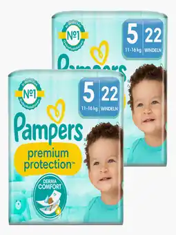 Flink Pampers Premium Protection Maat 5 22st. 2x aanbieding