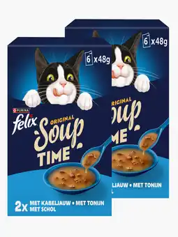 Flink Felix Soup Vis 6x48g 2x aanbieding