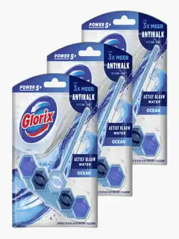 Flink Glorix WC Blok Blauw Water Ocean 1st 3x aanbieding