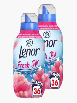 Flink Lenor Wasverzachter fresh air bloesem 504ml 2x aanbieding