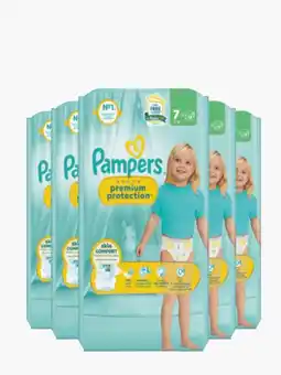 Flink Pampers Premium protection luiers maat 7 17st 5x aanbieding