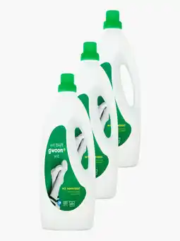 Flink G'woon Vloeibaar wasmiddel Wit 1,1L 3x aanbieding