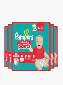 Flink Pampers Baby dry pants luierbroekjes maat 4 27st 5x aanbieding