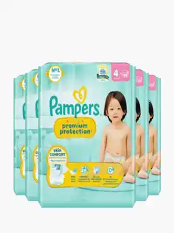 Flink Pampers Premium protection luiers maat 4 25st 5x aanbieding