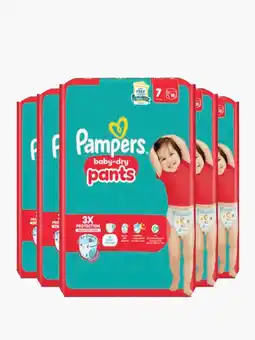 Flink Pampers Baby dry pants luierbroekjes maat 7 18st 5x aanbieding