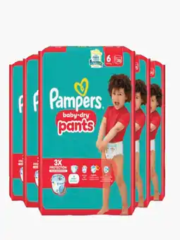 Flink Pampers Baby dry pants luiersbroekjes maat 6 20st 5x aanbieding
