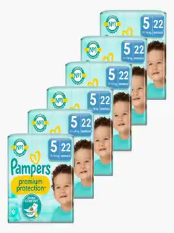 Flink Pampers Premium Protection Maat 5 22st 6x aanbieding