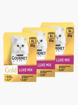Flink Gourmet Gold Luxe Mix 8x85g 3x aanbieding