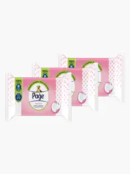 Flink Page Vochtig Toiletpapier Sensitive 38st 3x aanbieding