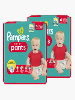 Flink Pampers Baby-Dry Pants Luierbroekjes Maat 4 27st. 2x aanbieding