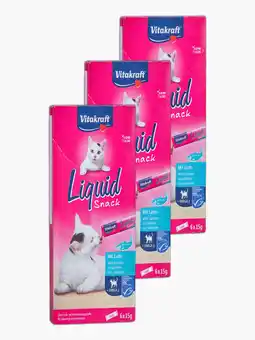 Flink Vitakraft Liquid Snack 90g 3x aanbieding