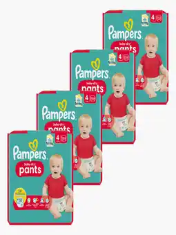 Flink Pampers Baby-Dry Pants Luierbroekjes Maat 4 27st 4x aanbieding