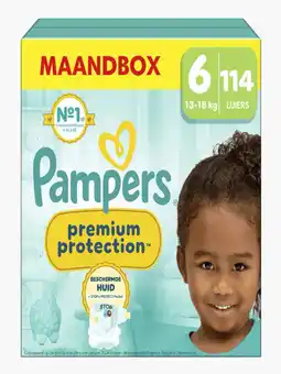 Flink Pampers Premium Protection mt 6 18st 6x aanbieding