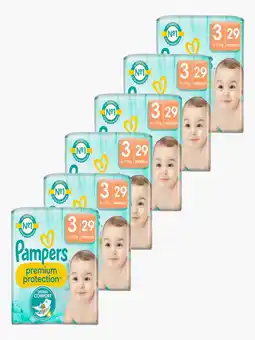 Flink Pampers Premium Protection Luiers Maat 3 29st 6x aanbieding