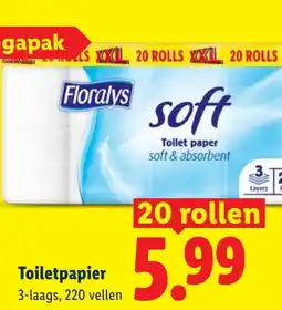 Lidl Toiletpapier aanbieding