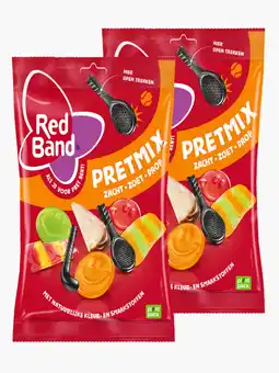 Flink Red Band Pretmix zacht zoet drop 385g 2x aanbieding