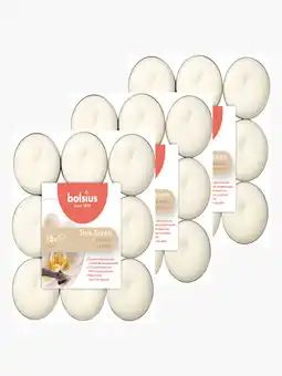 Flink Bolsius Theelicht Vanille 4h 18st 3x aanbieding