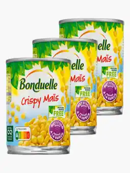 Flink Bonduelle Crispy maïs 150g 3x aanbieding