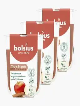 Flink Bolsius True Scents geurglas apple cinnamon 1st 3x aanbieding