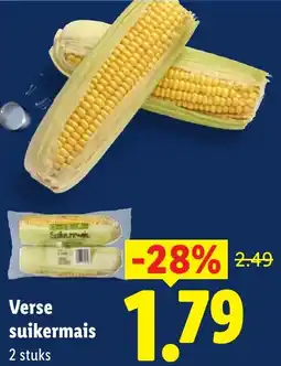 Lidl Verse suikermais aanbieding