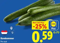 Lidl Komkommer aanbieding