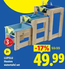 Lidl Lupilu Houten watertafel set aanbieding