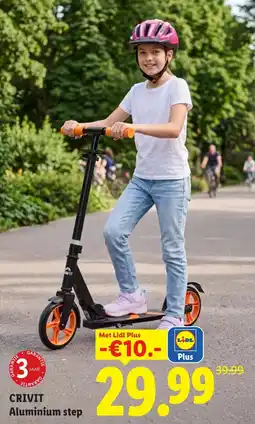 Lidl Crivit Aluminium step aanbieding