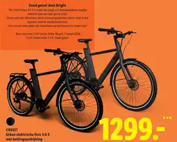 Lidl Crivit Urban elektrische fiets 3.0 X met kettingaandrijving aanbieding