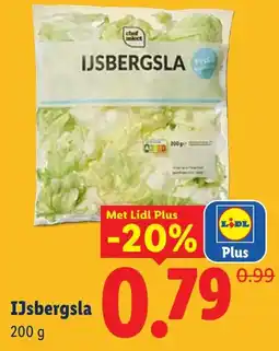 Lidl IJsbergsla aanbieding
