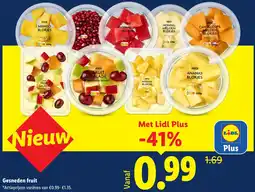 Lidl Gesneden fruit aanbieding