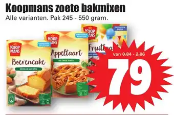 Dirk Koopmans zoete bakmixen aanbieding