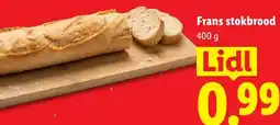 Lidl Frans stokbrood aanbieding