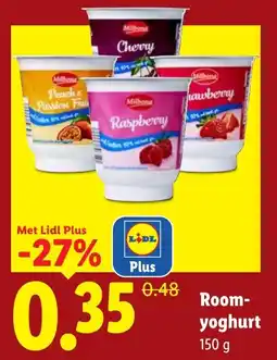 Lidl Roomyoghurt aanbieding