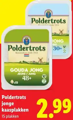Lidl Poldertrots jonge kaasplakken aanbieding