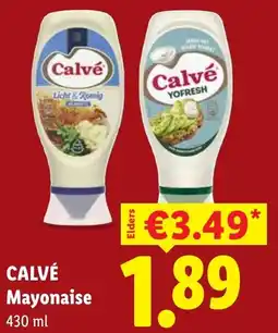 Lidl Calvé Mayonaise aanbieding