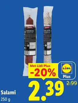 Lidl Salami aanbieding