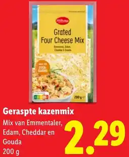 Lidl Geraspte kazenmix aanbieding