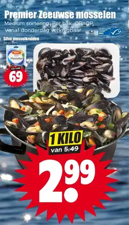 Dirk Premier zeeuwse mosselen aanbieding