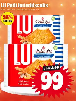 Dirk LU Petit boterbiscuits aanbieding
