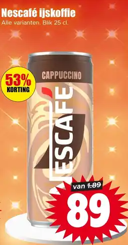 Dirk Nescafé ijskoffie aanbieding
